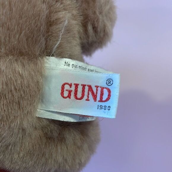 1980 Vintage Gund Hamlet The Pink Pig, Plush Toy Stuffed Animal Piglet 8” tall - Picture 7 of 8